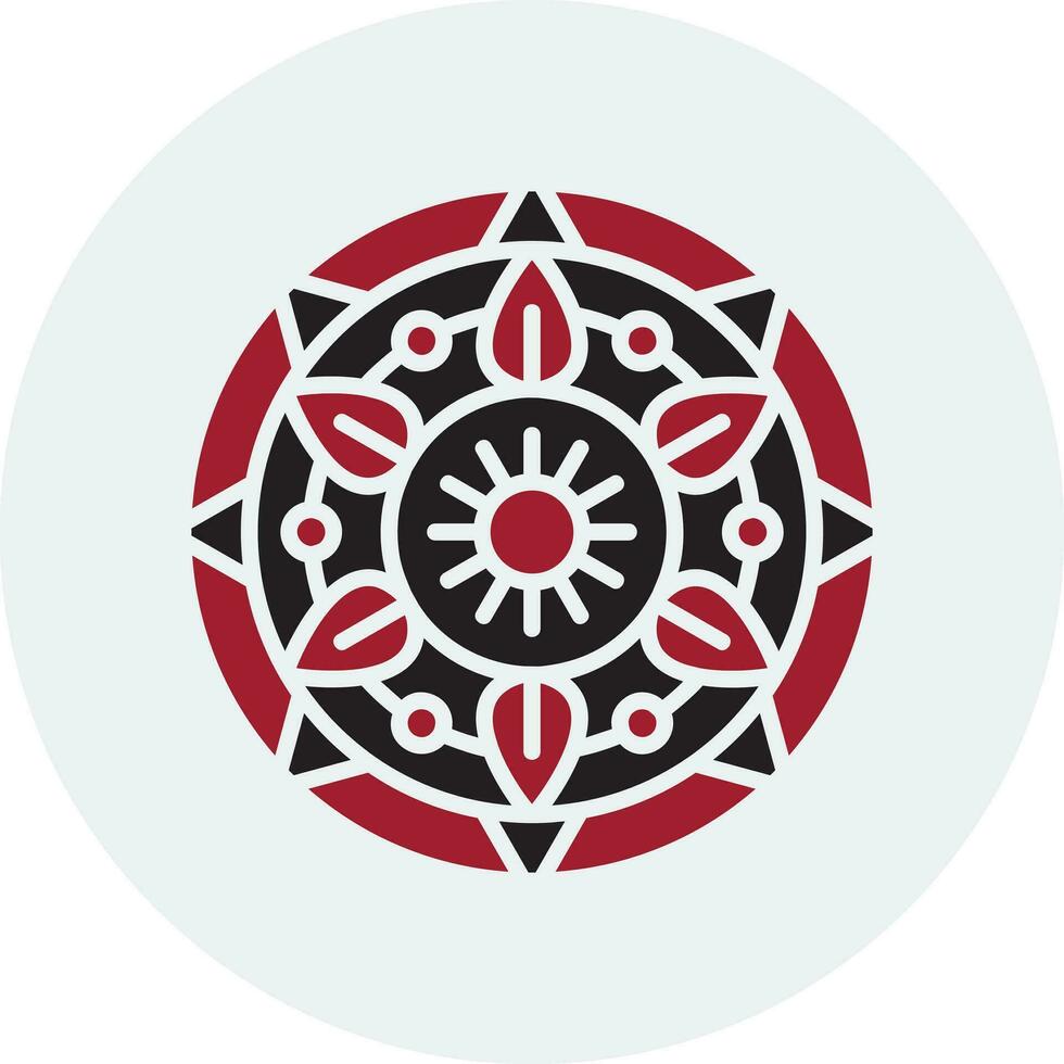 icono de vector de mandala