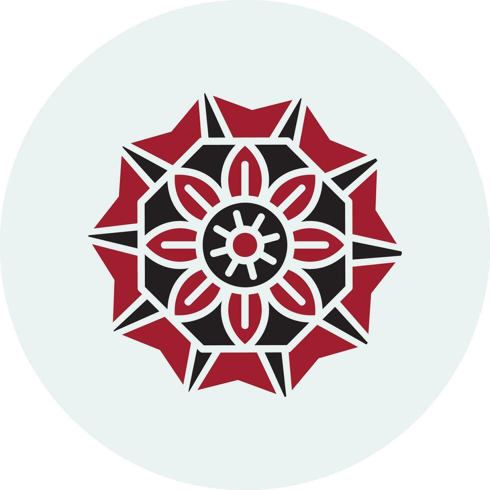 icono de vector de mandala