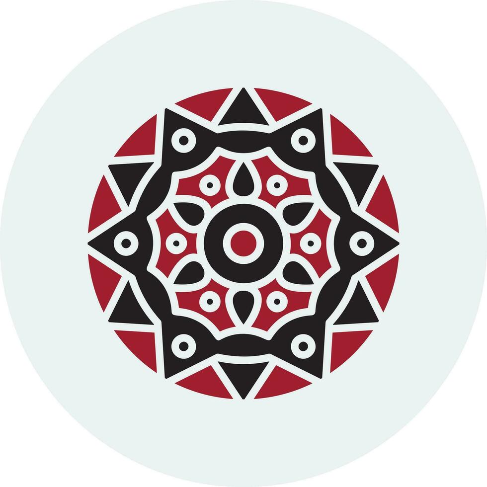 icono de vector de mandala