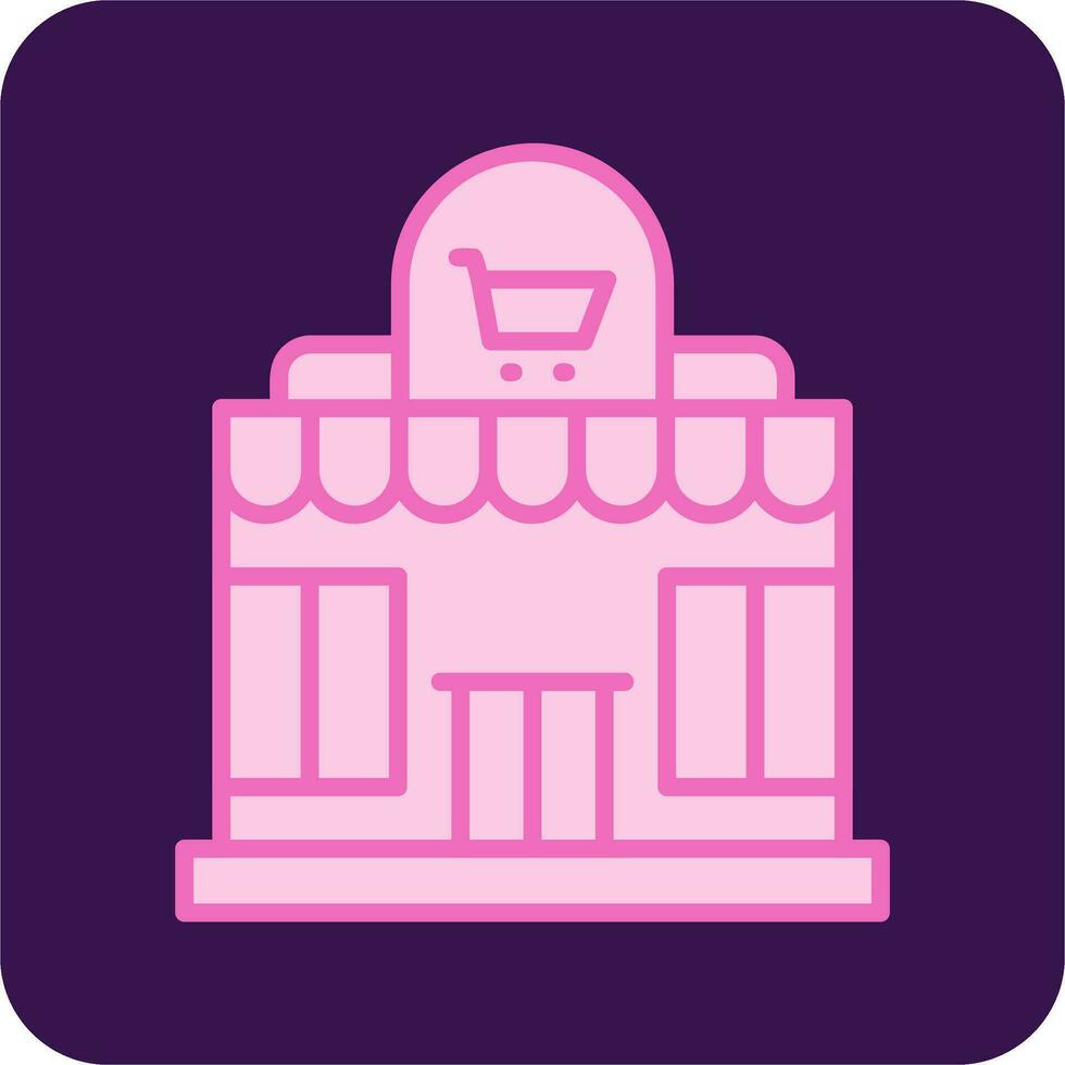 Supermarket Vector Icon