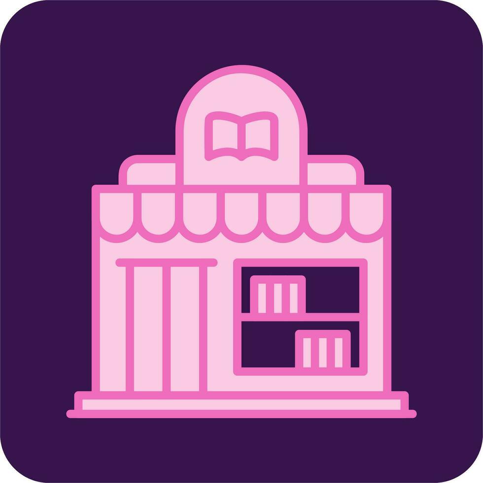 Book Shop Vector Icon