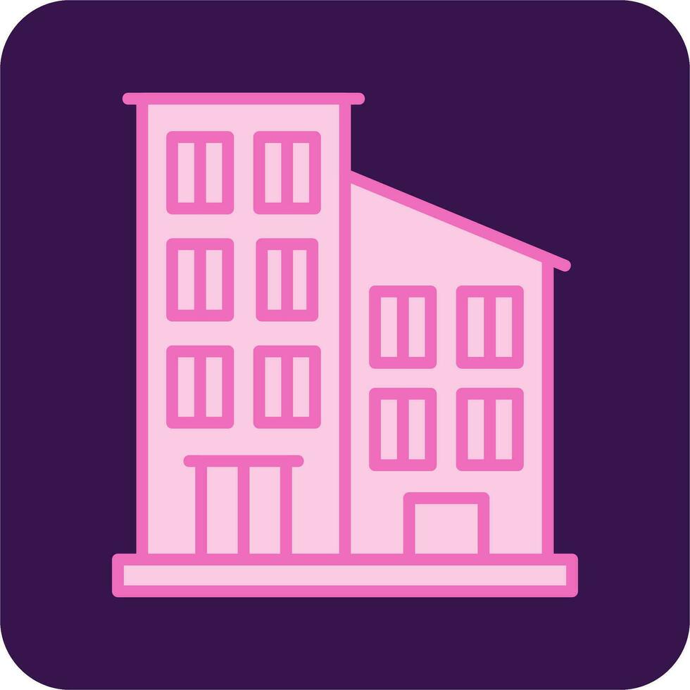 icono de vector de apartamento