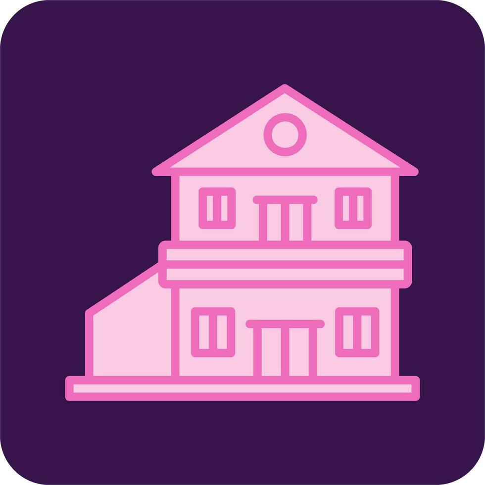 Mansion Vector Icon