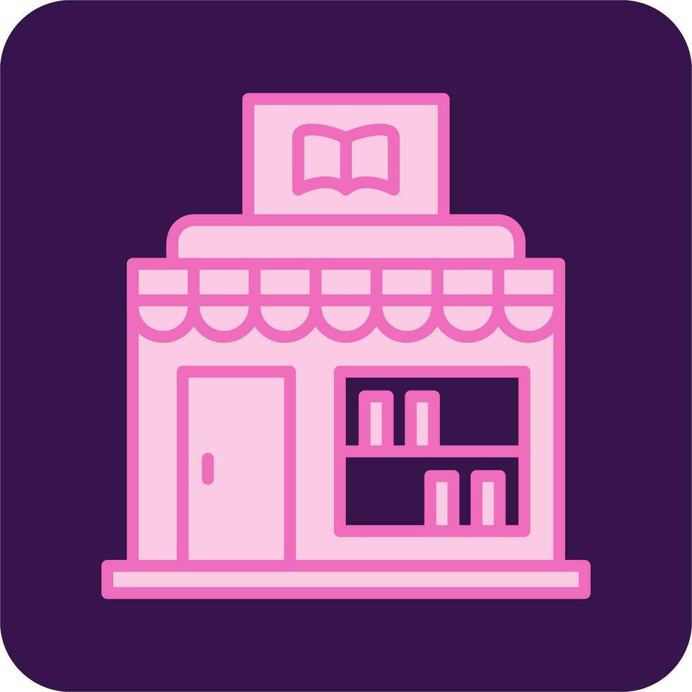 Bookstore Vector Icon