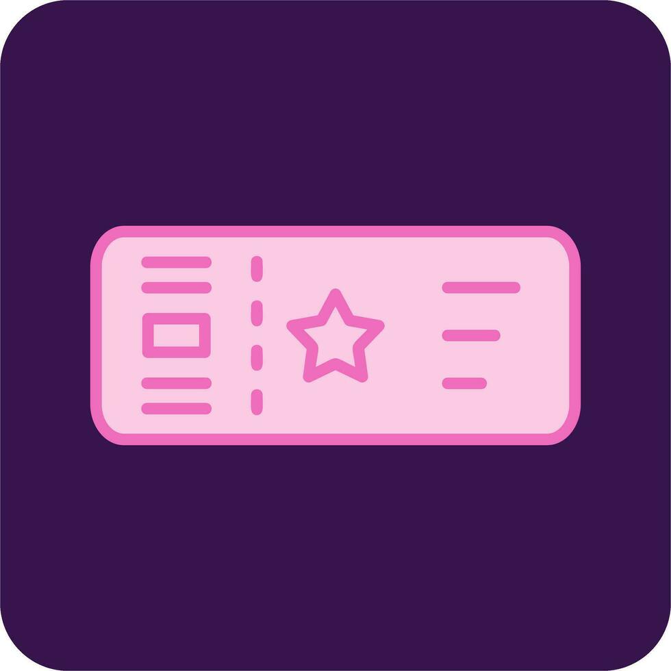 Ticket Vector Icon