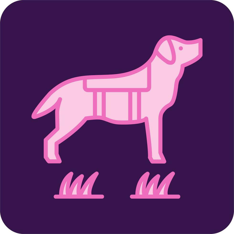 Police Dog Vector Icon