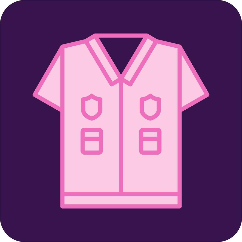 Police Uniform Vector Icon