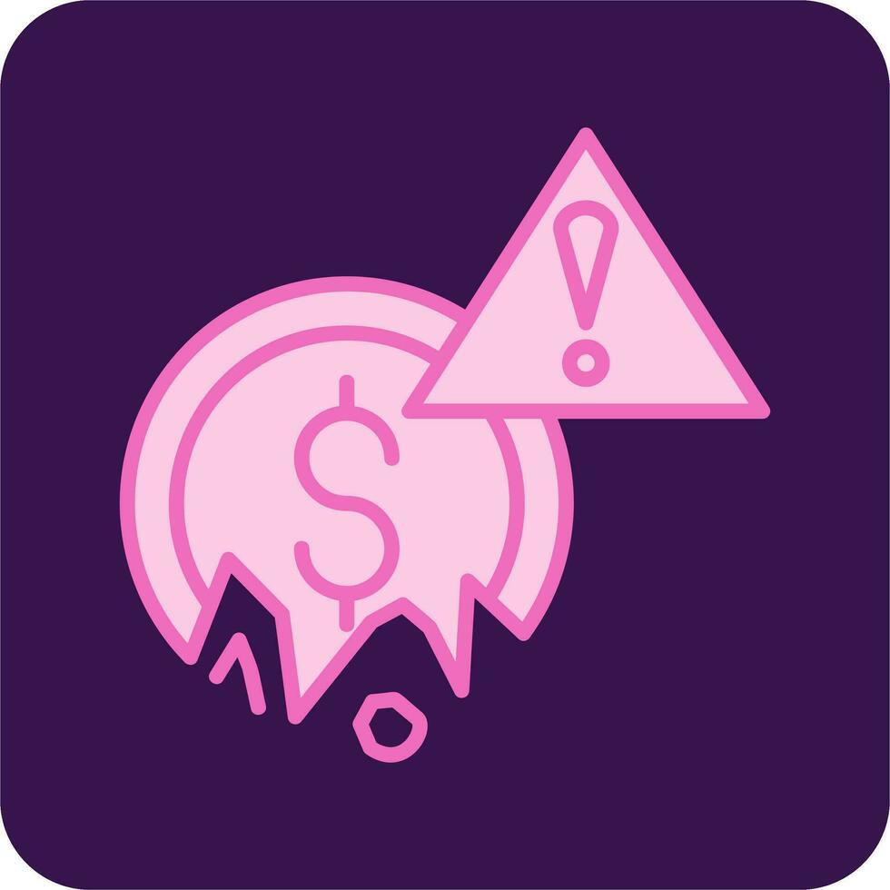 Insolvent Vector Icon