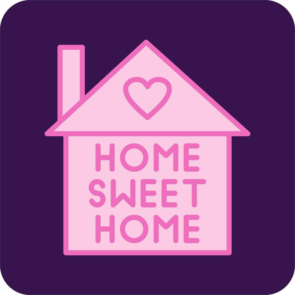 Home Sweet Home Vector Icon