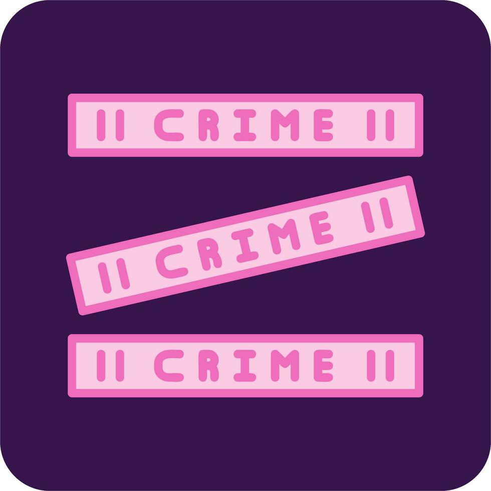 Crime Scene Vector Icon