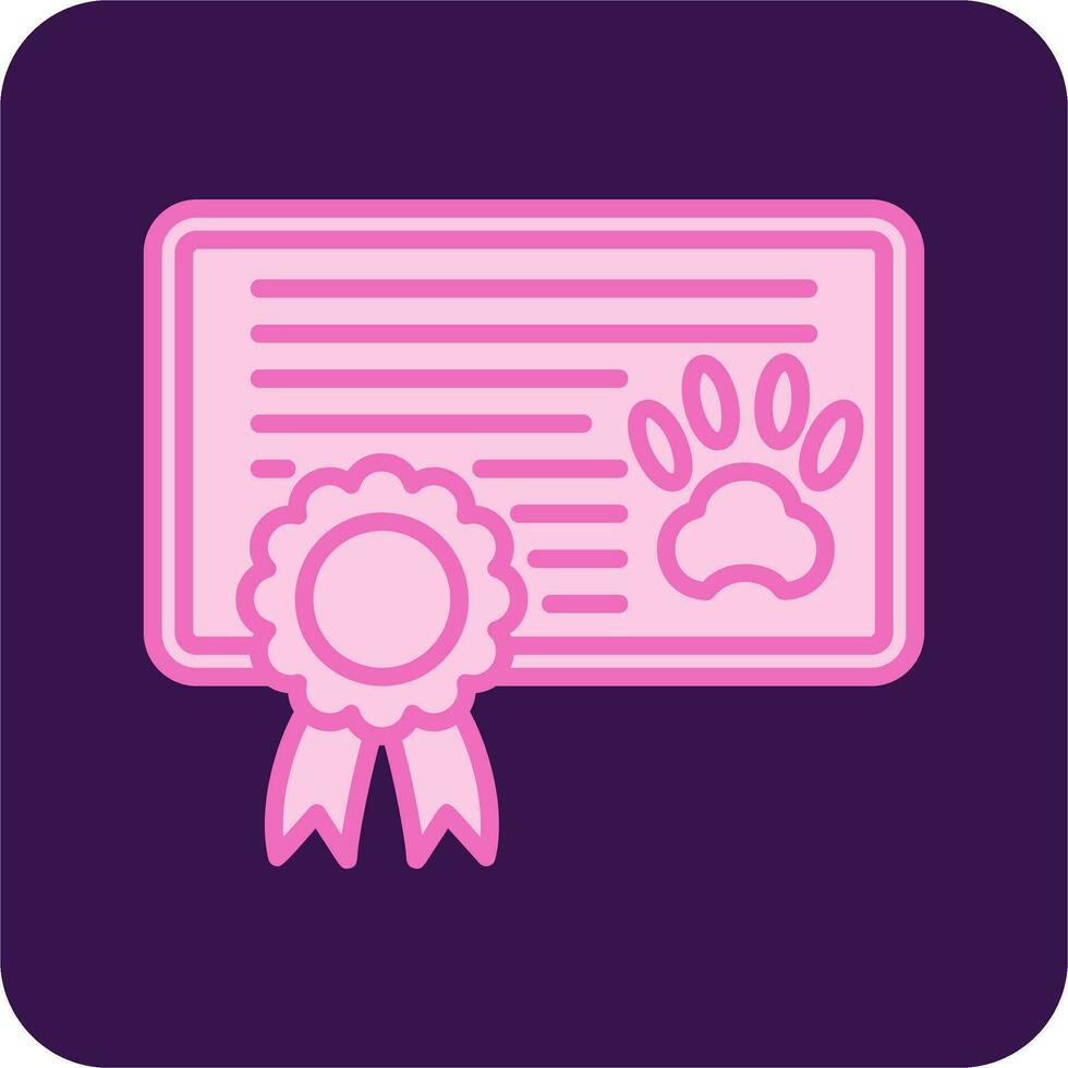 certificate Vector Icon