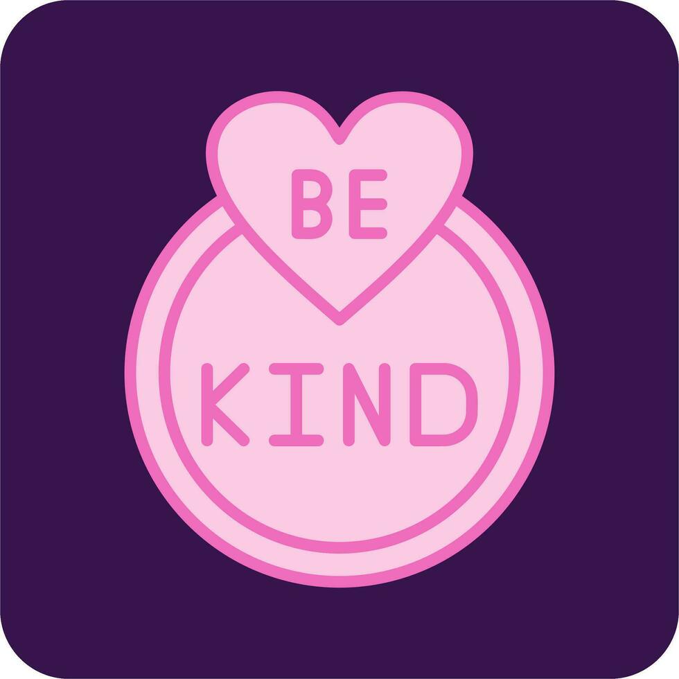 Be Kind Vector Icon