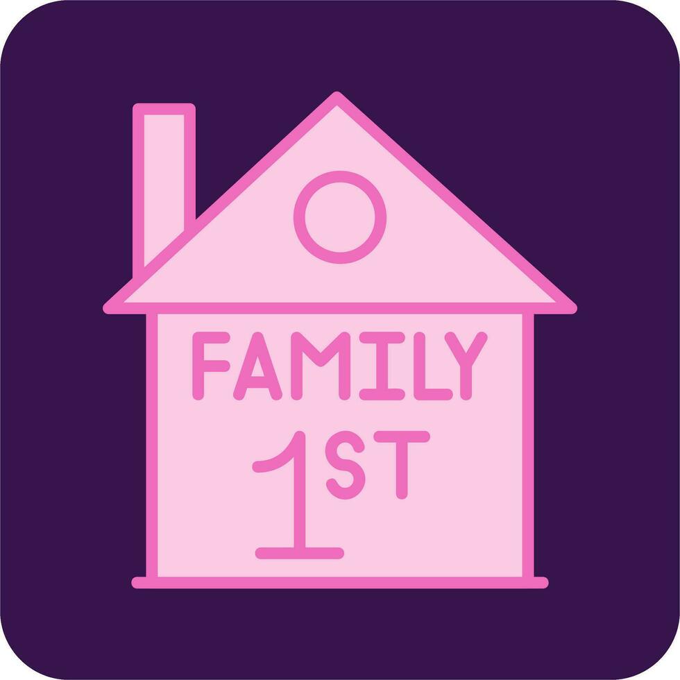 Family First Vector Icon
