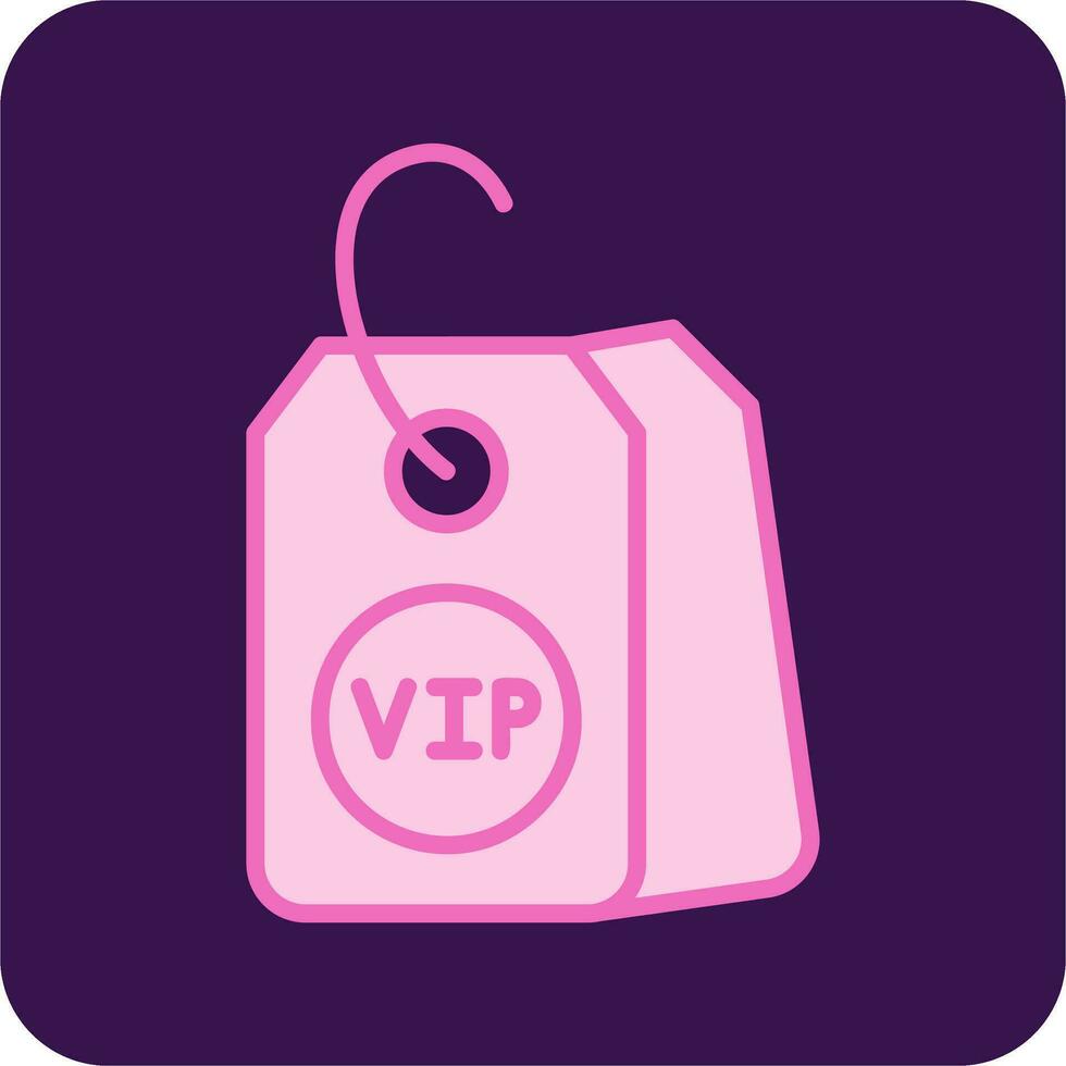 VIP oferta vector icono