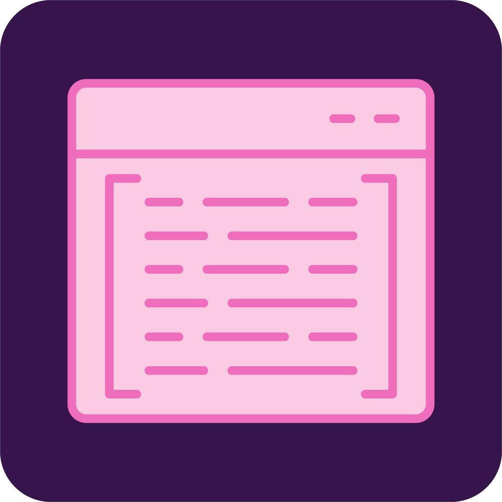 Coding Vector Icon