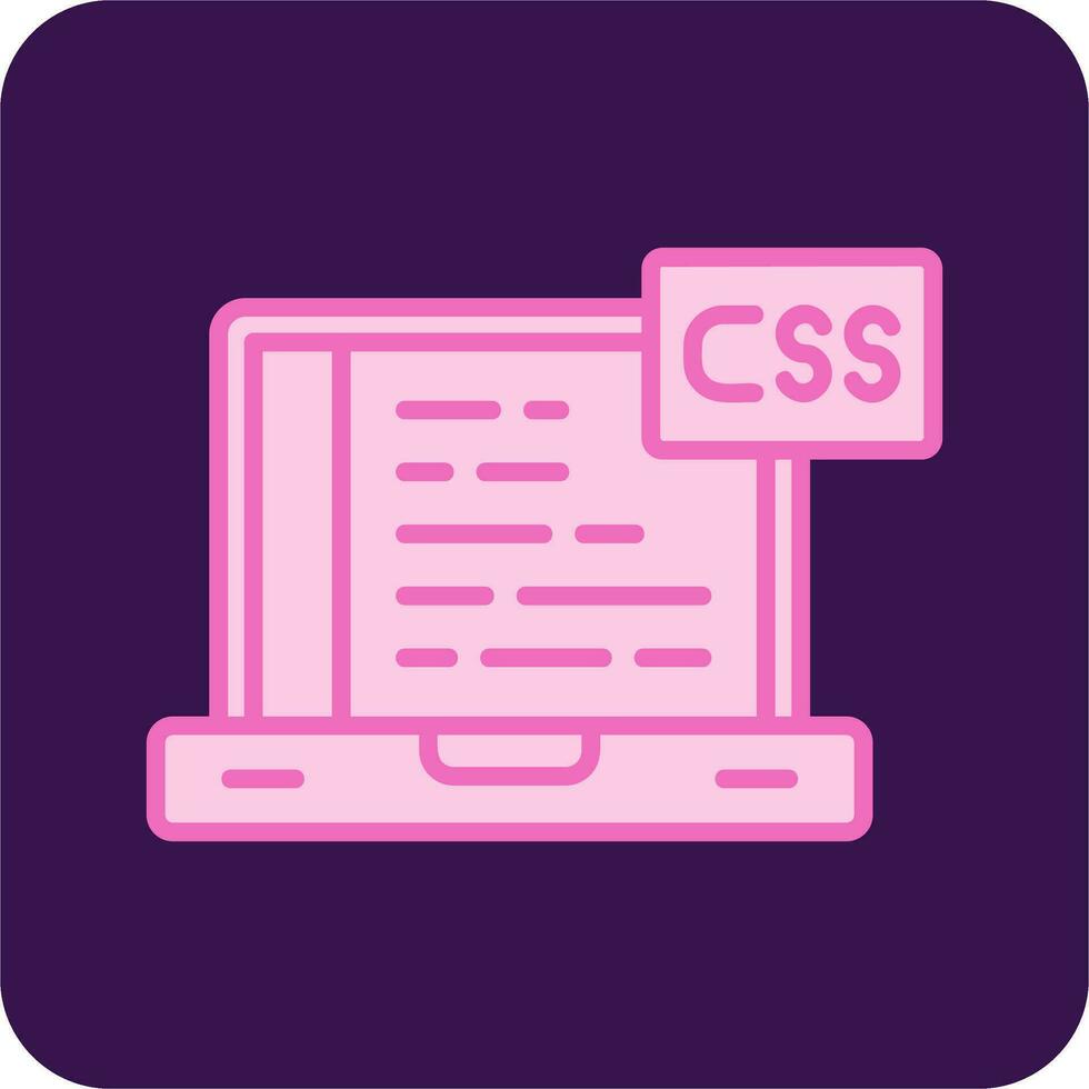 icono de vector de css