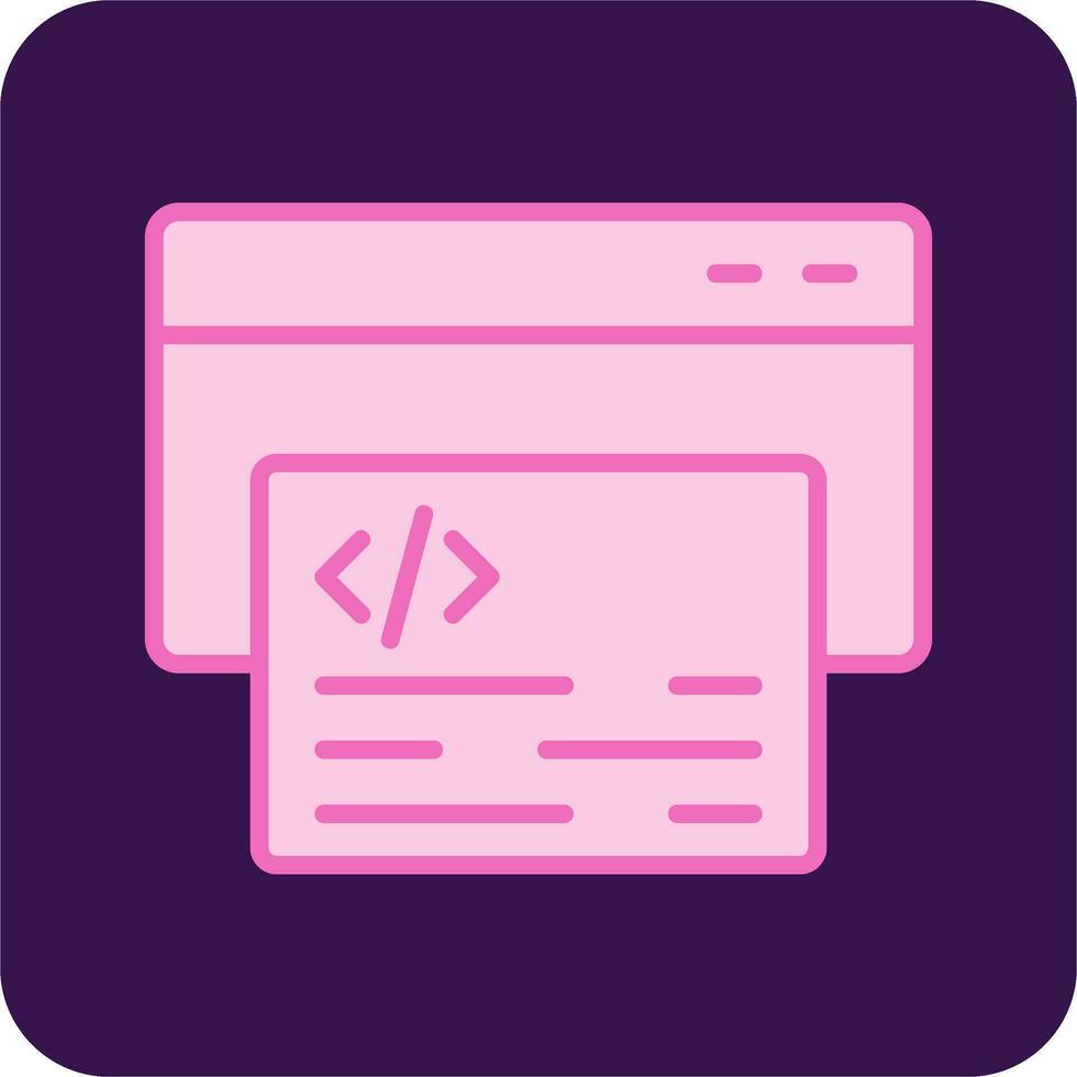 icono de vector html