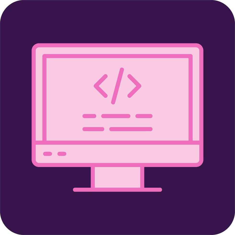 Computer Vector Icon