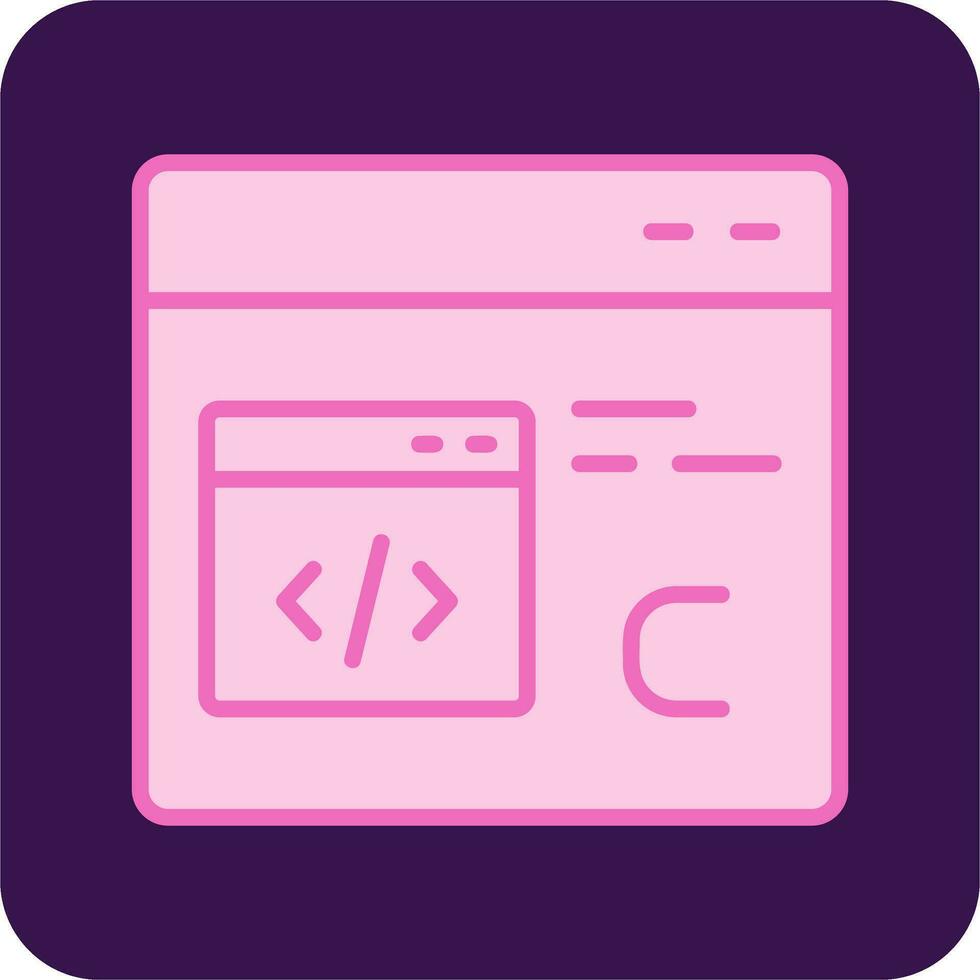 Computer Languages Vector Icon