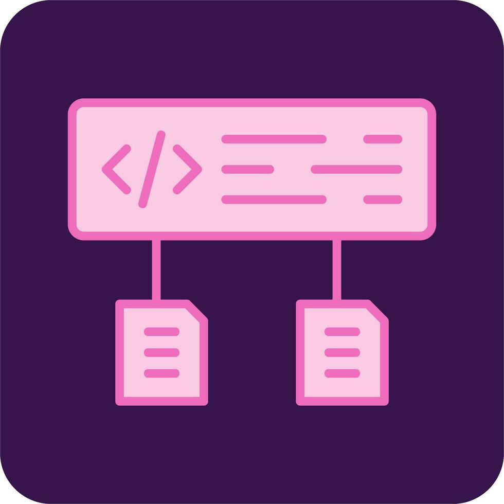 Data Flow Vector Icon