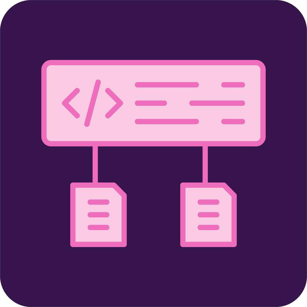 Data Flow Vector Icon