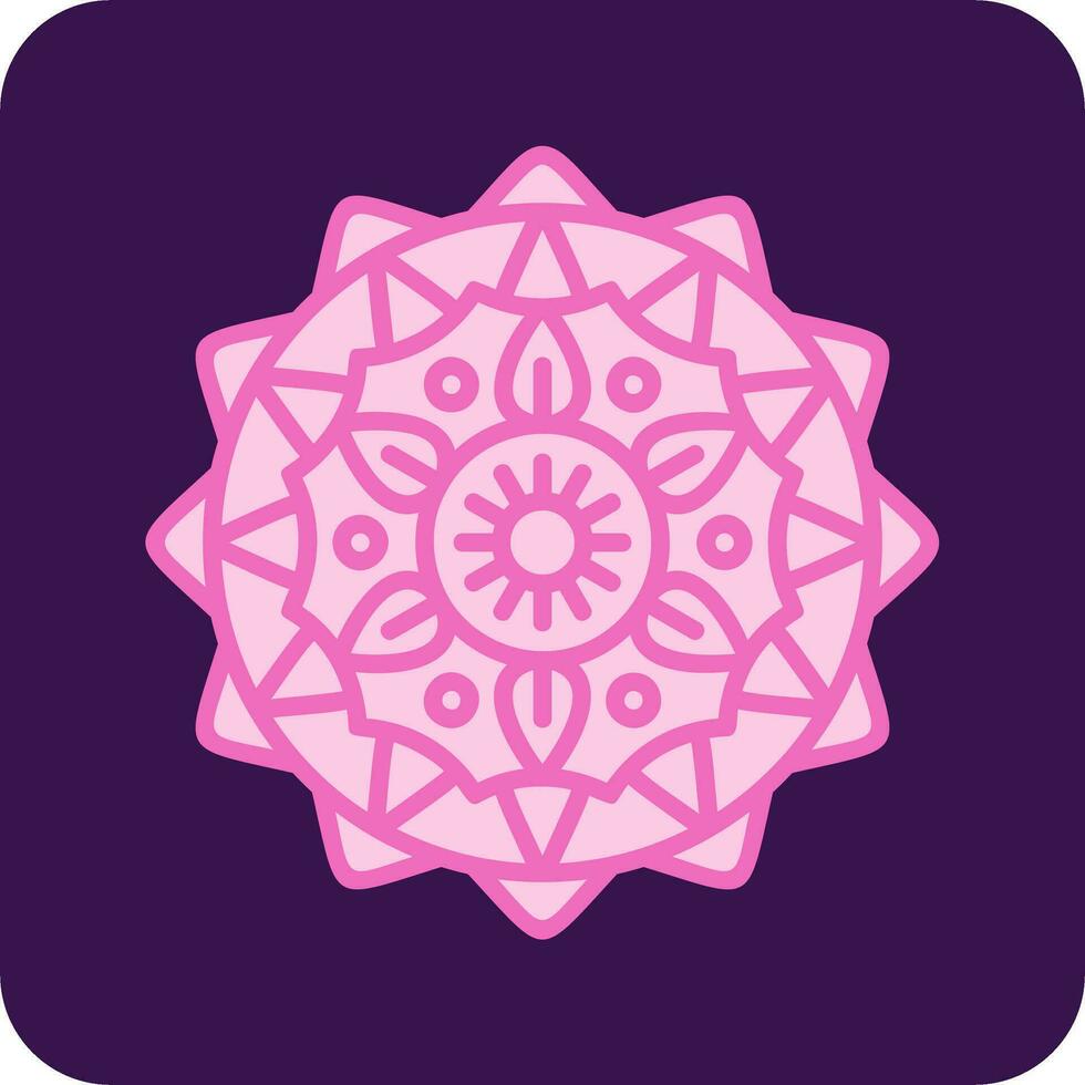 icono de vector de mandala