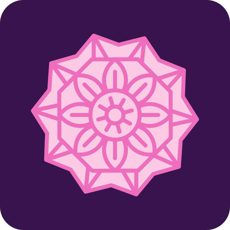 icono de vector de mandala