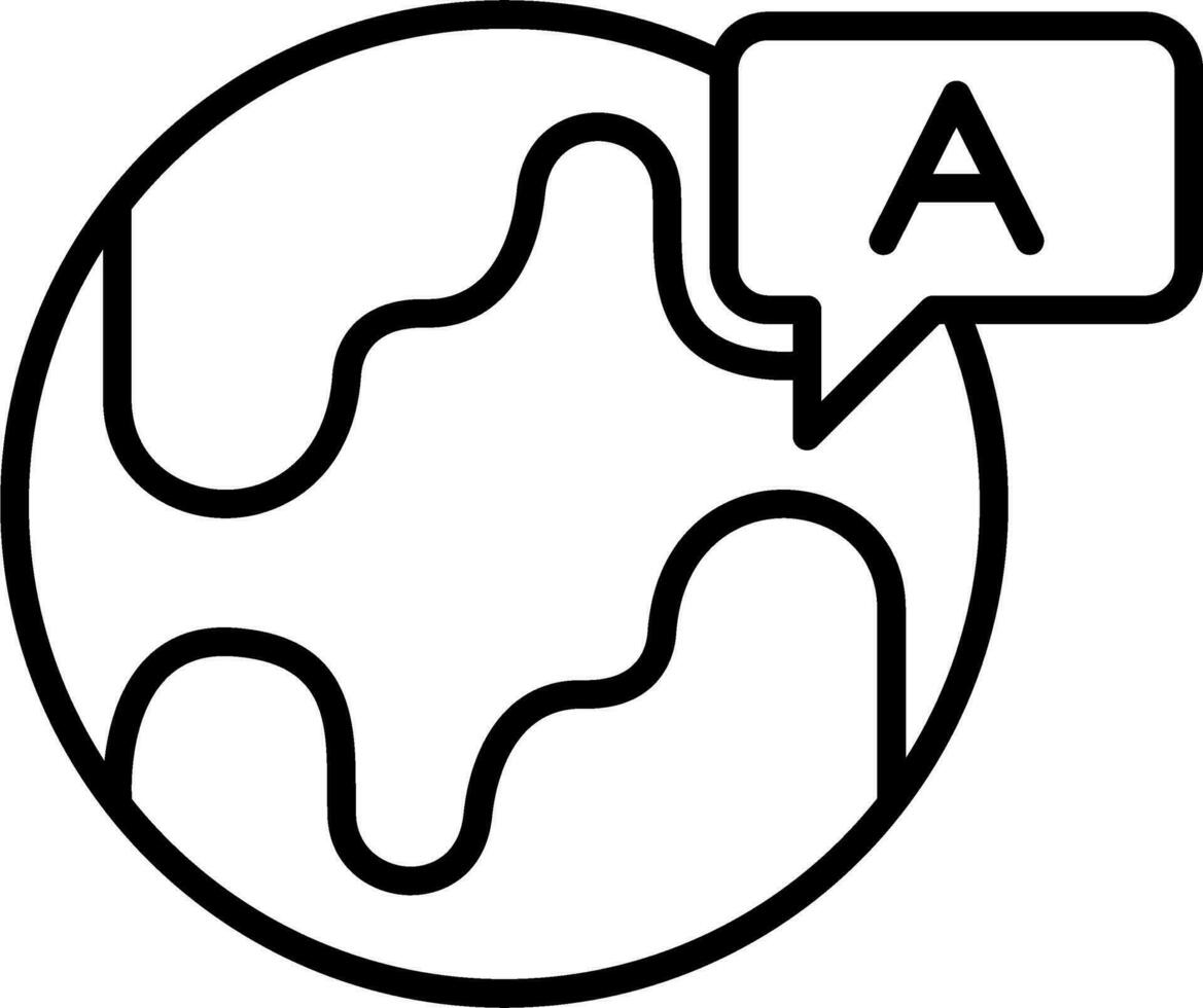 Language Vector Icon