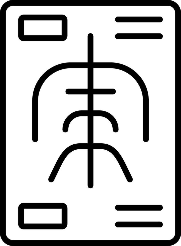X Rays Vector Icon