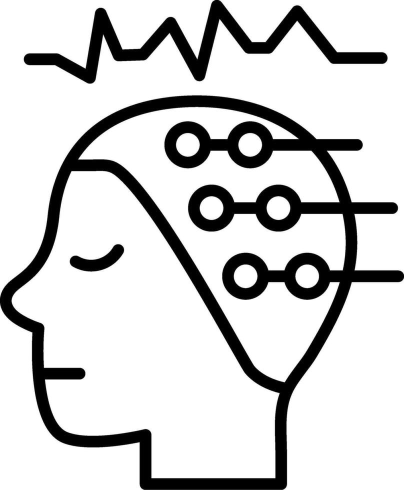 eeg vector icono