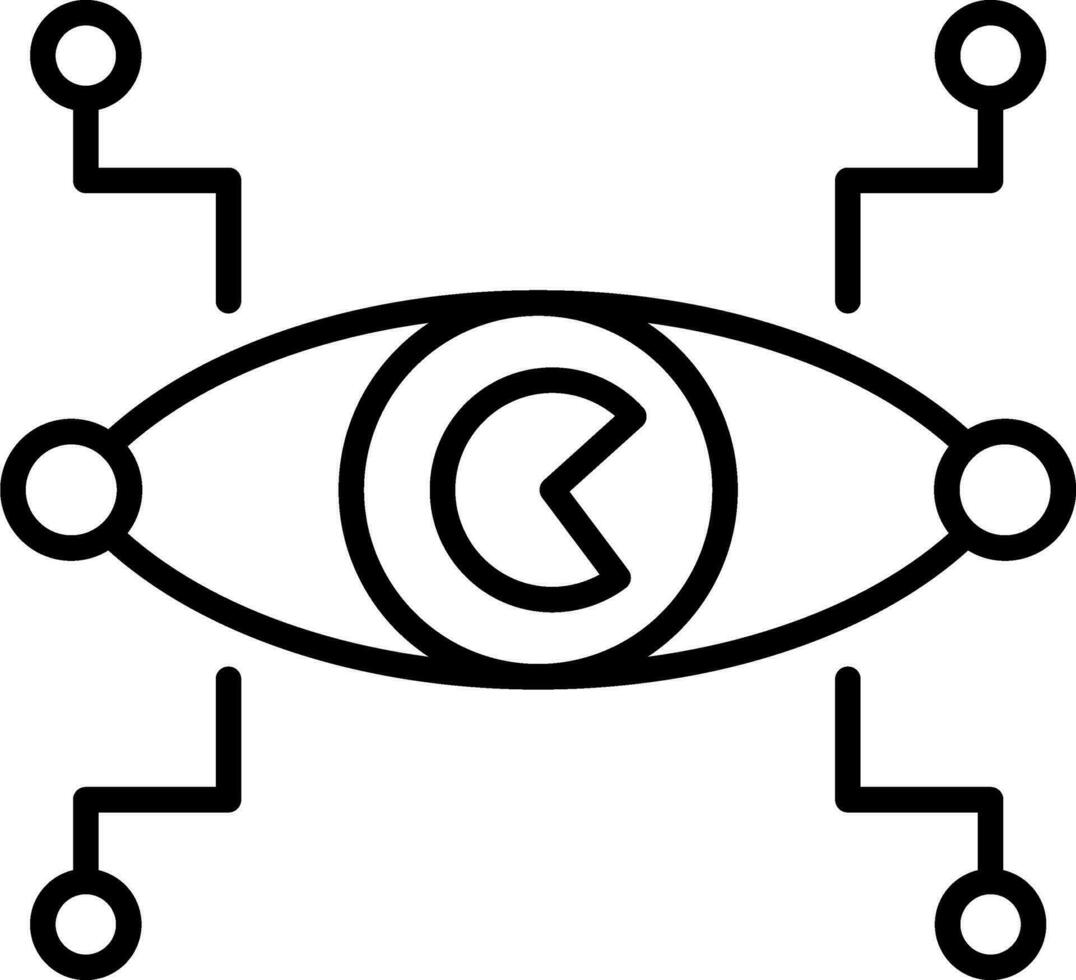 Bionic Eye Vector Icon