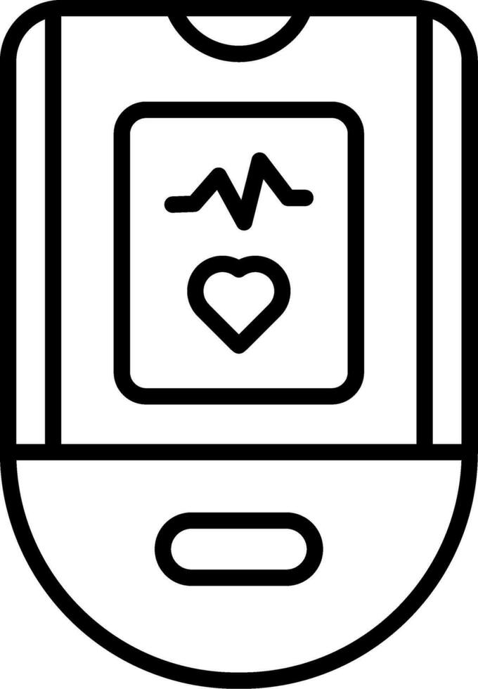Pulse Oximeter Vector Icon