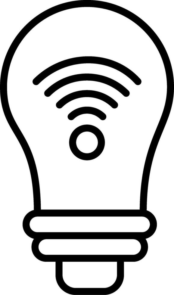 Smart Bulb Vector Icon