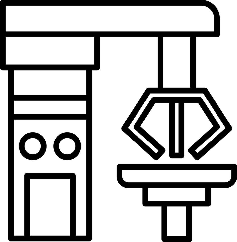 robotic surgery Vector Icon