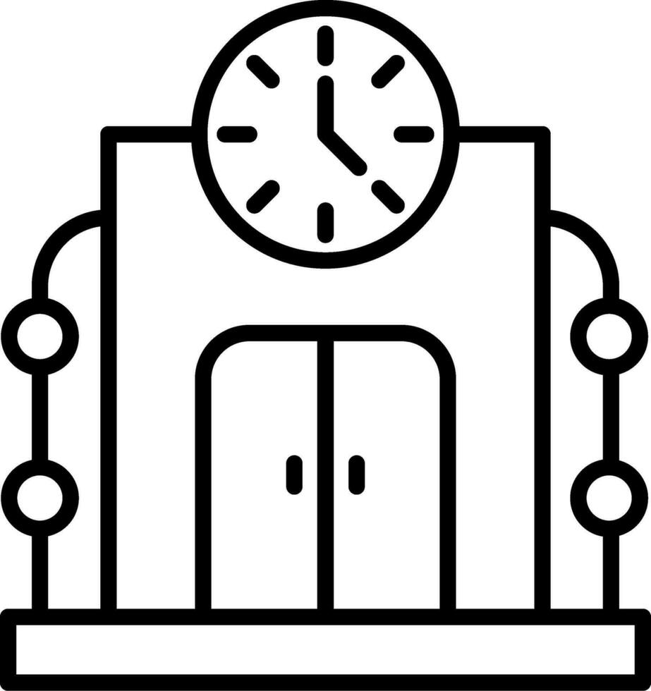 hora máquina vector icono