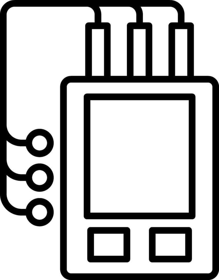 telemetria vector icono
