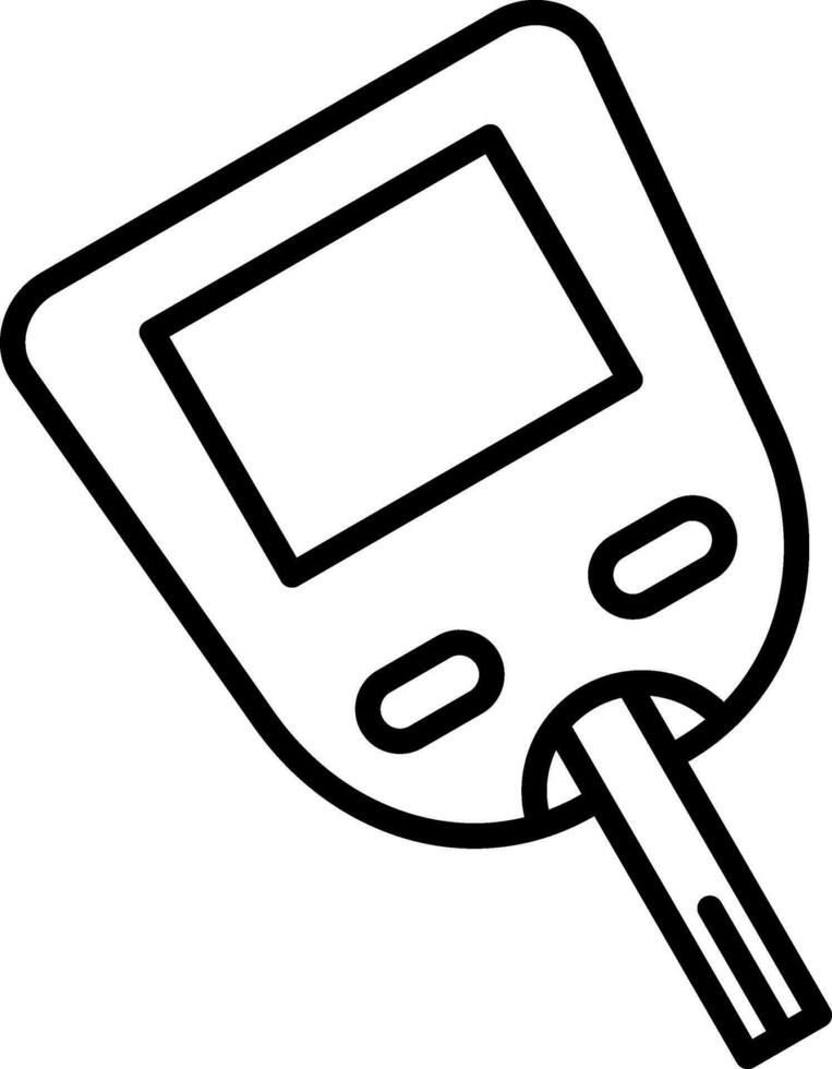 Glucose Meter Vector Icon