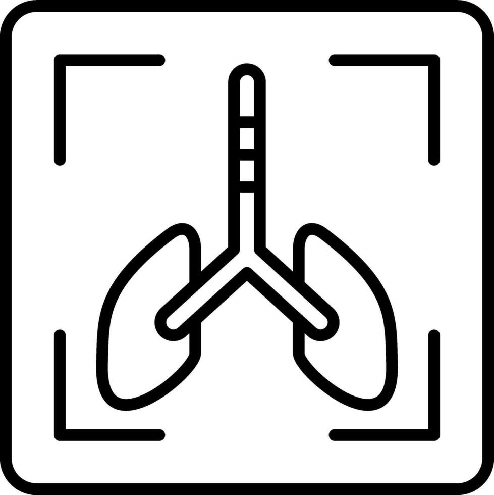 X Ray Vector Icon