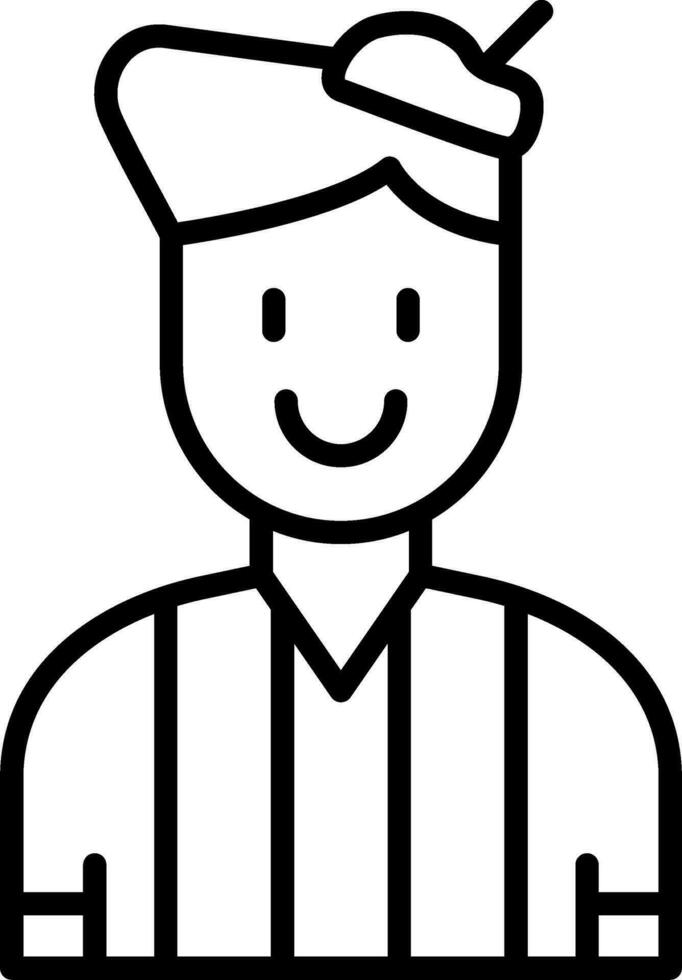 Artist Vector Icon