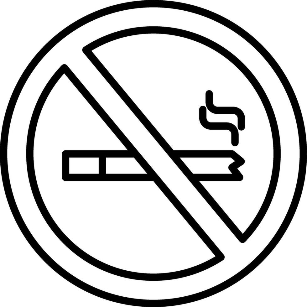 No Smoking Vector Icon