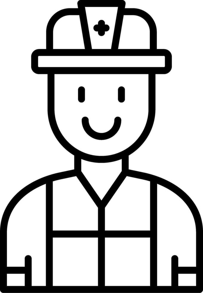 Firefighter Vector Icon