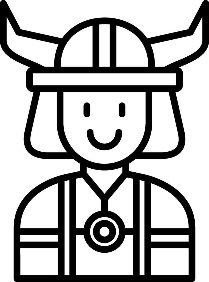 icono de vector vikingo