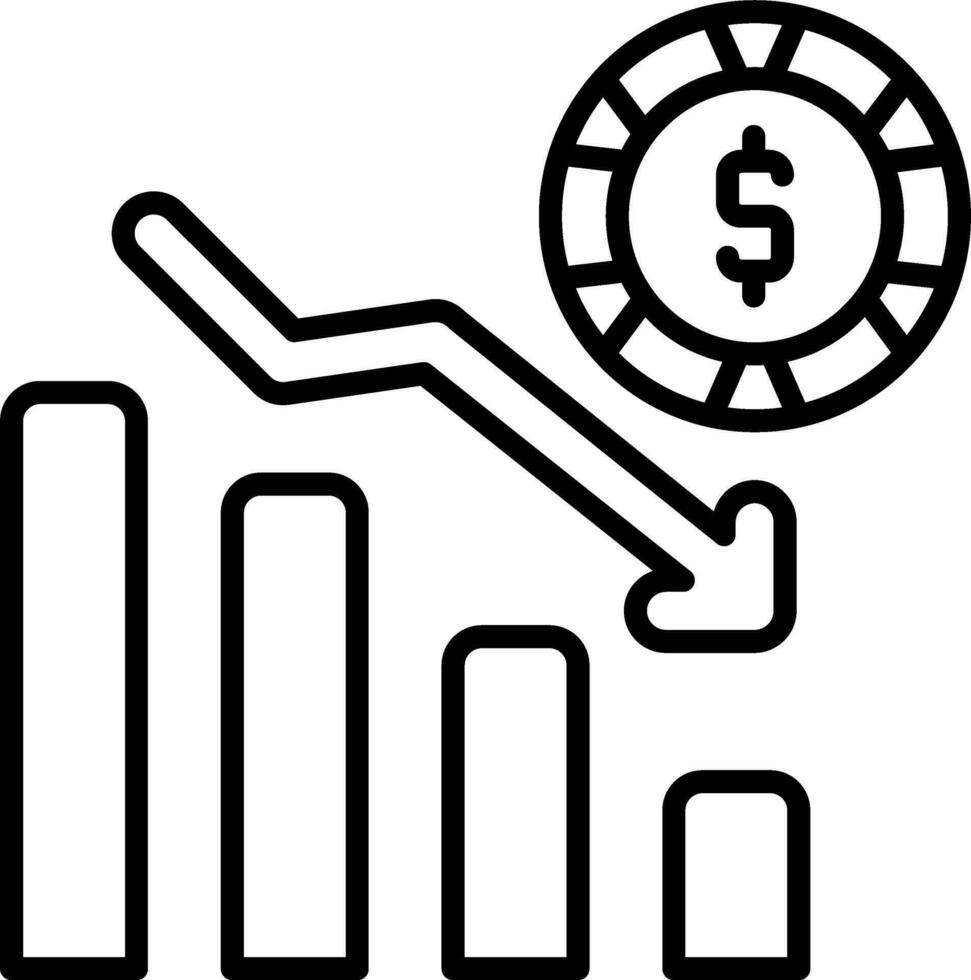 Bar Chart Vector Icon