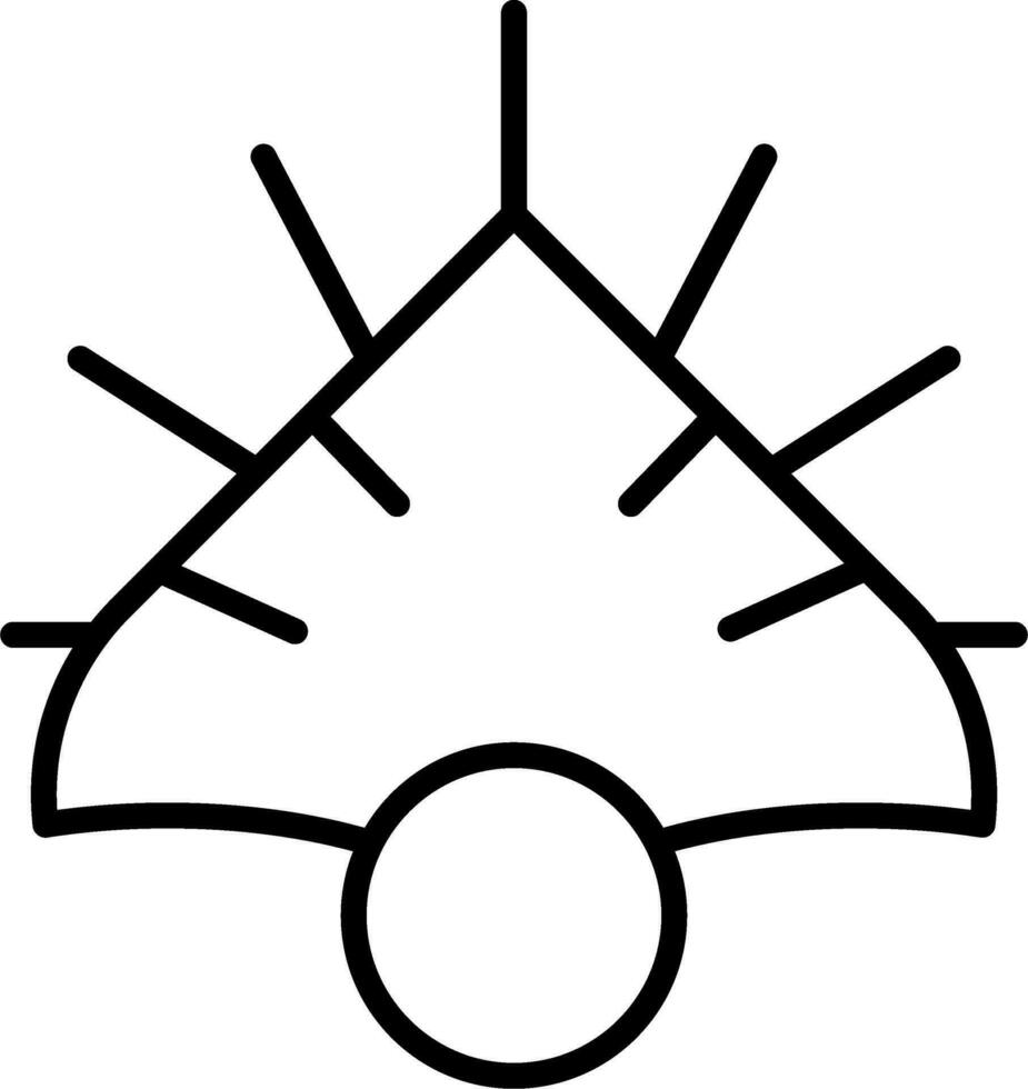 Fan Palm Vector Icon