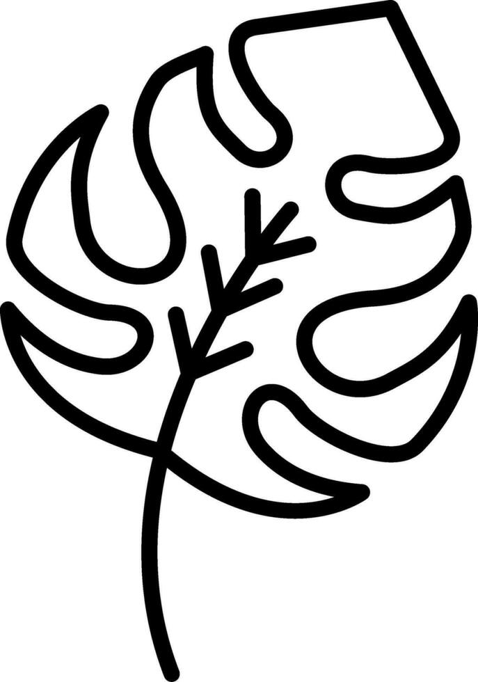 Philodendron Vector Icon