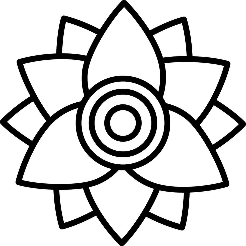 Bromeliad Vector Icon