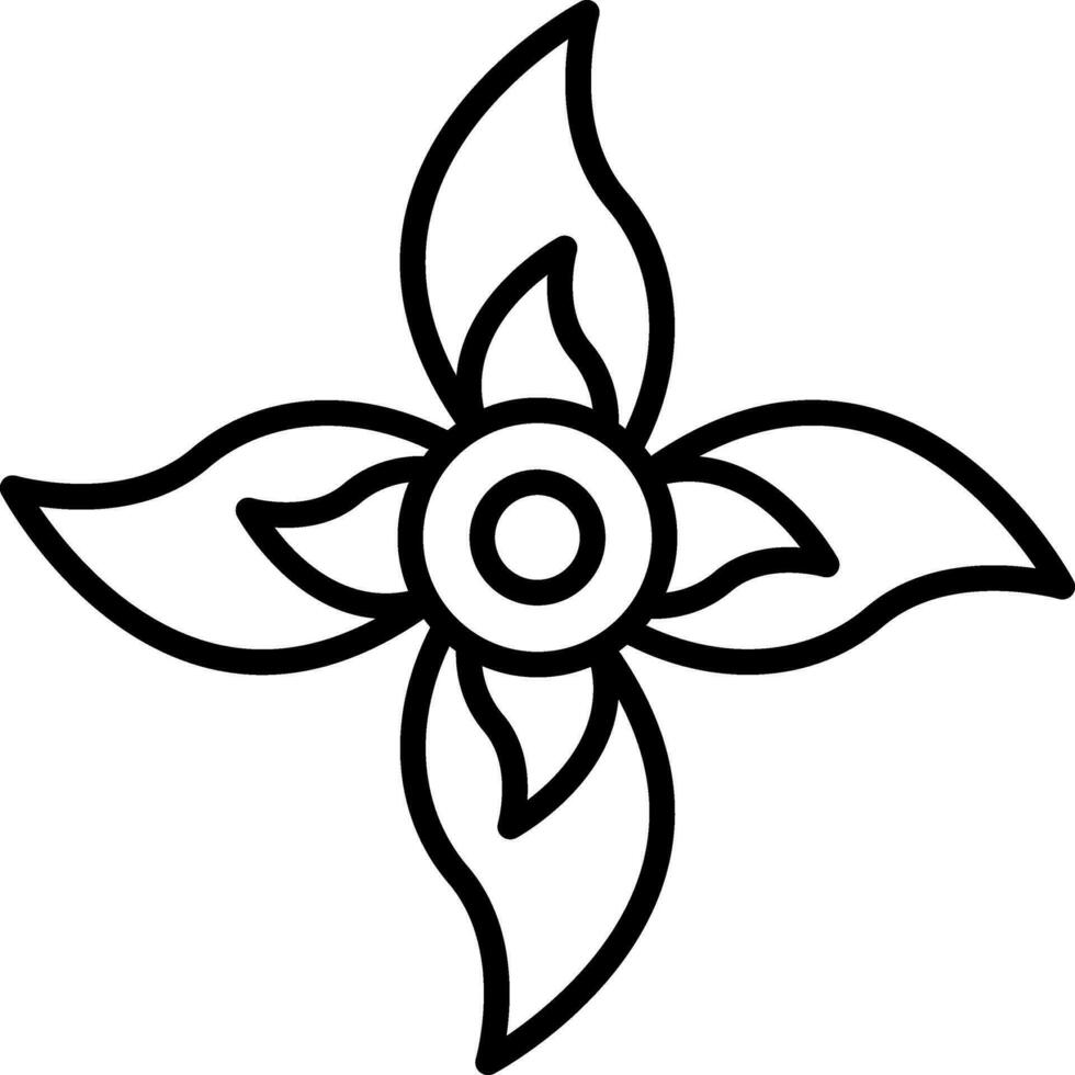 Plumeria Vector Icon