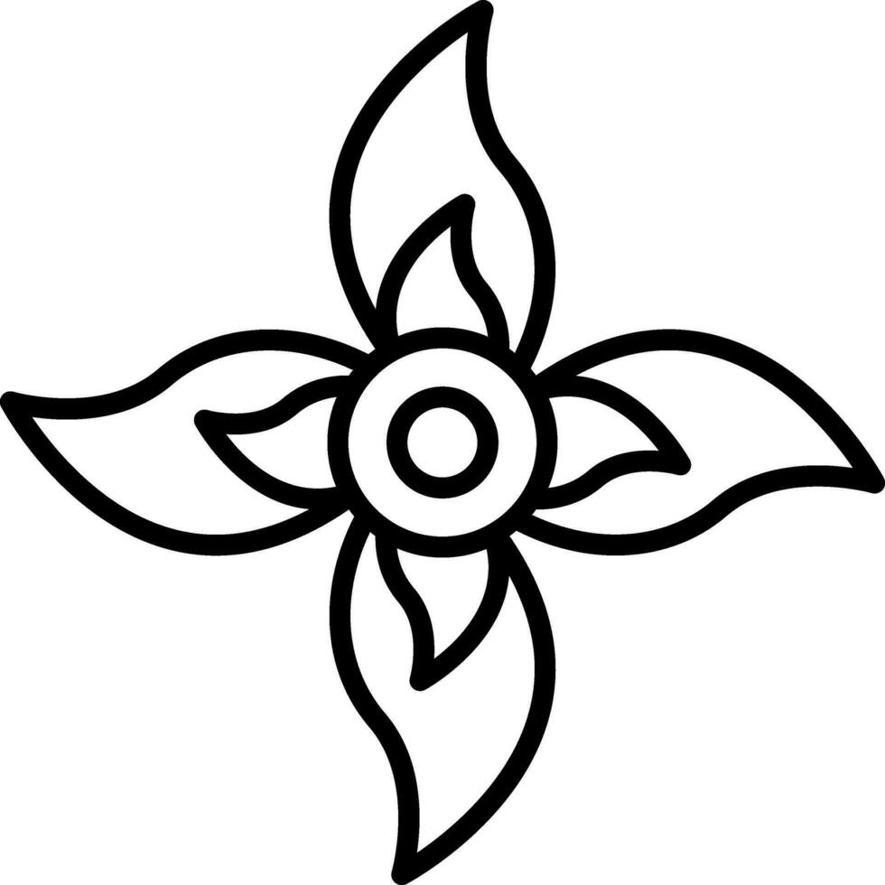 plumeria vector icono