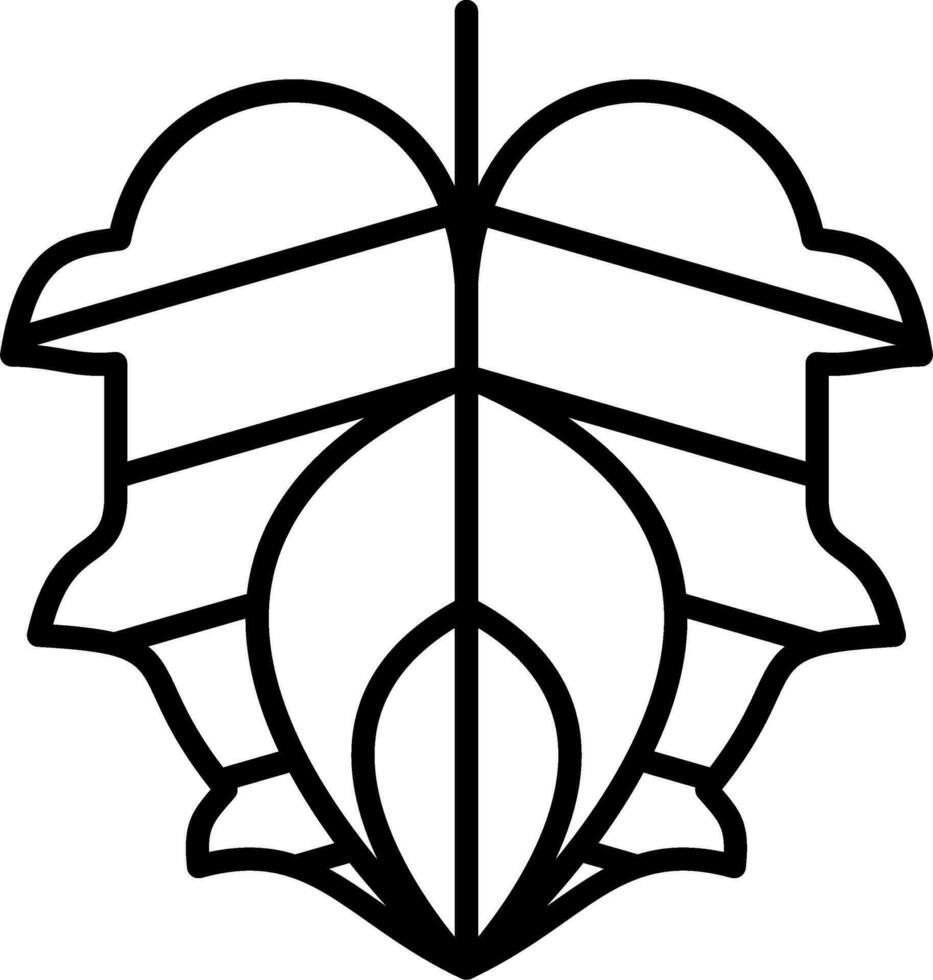 Monstera Leaf Vector Icon