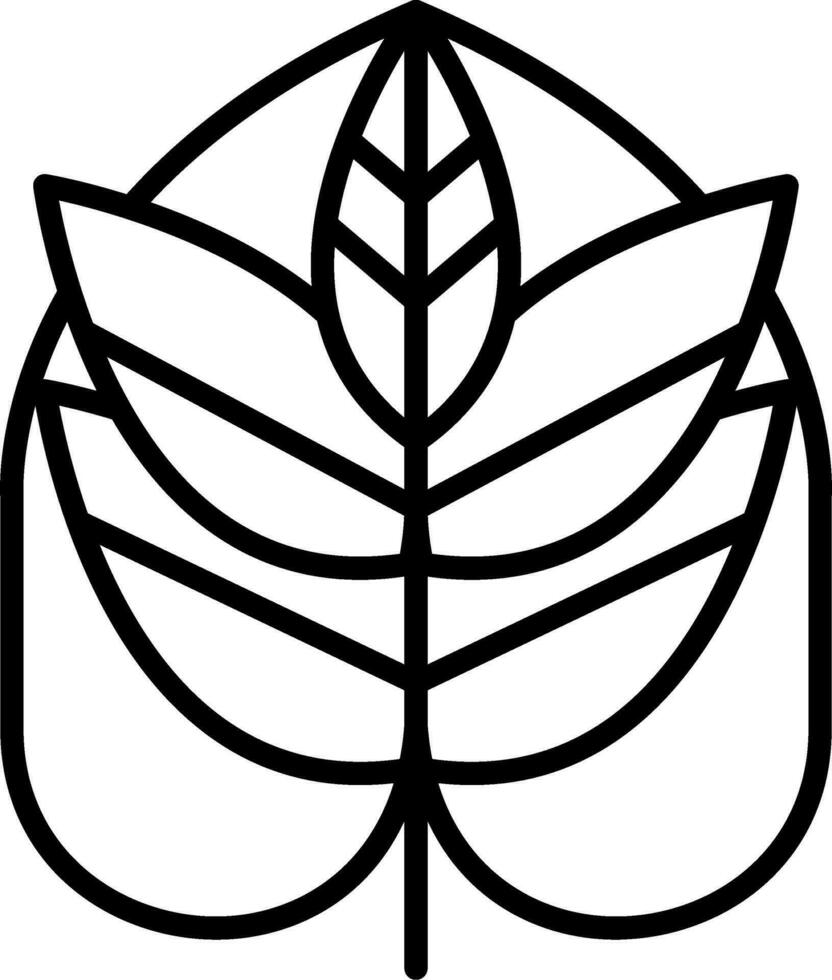 monstera vector icono